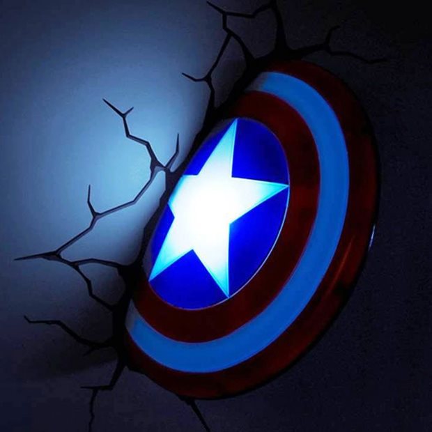 3D Φωτιστικο Captain America - Shield | Marvel - 49463
