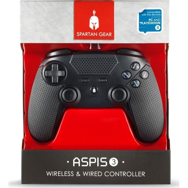 Aspis 3 - Wired & Wireless Controller - Black | Spartan Gear - 068424