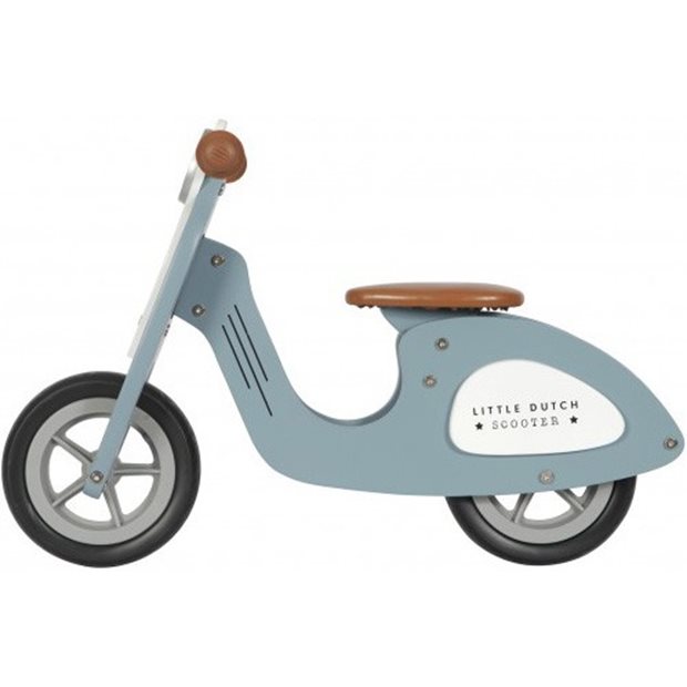 Ξυλινο Ποδηλατο Ισορροπιας Scooter Little Dutch Μπλε - 4385