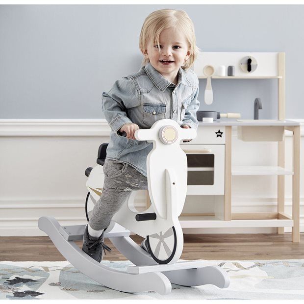 Κουνιστό Scooter Kids Concept Γκρι - Λευκό - 1000160