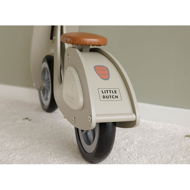 Ξυλινο Ποδηλατο Ισορροπιας Scooter Little Dutch Olive - LD7005