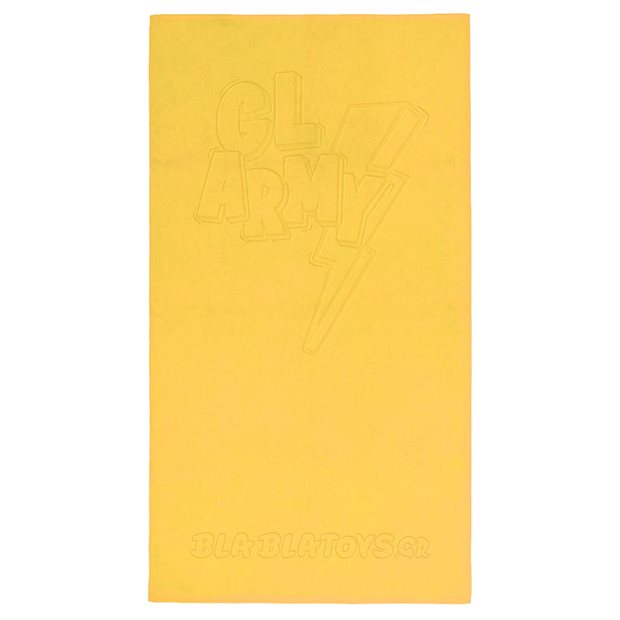 Πετσέτα Θαλάσσης GL ARMY - Κίτρινη | Blabla Toys - 9915