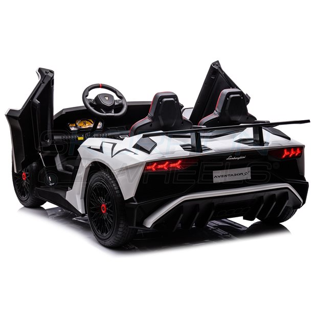 Ηλεκτροκίνητο Αυτοκίνητο Lamborghini Aventador SV Original 24V - Λευκο | Skorpion Wheels - 5249025