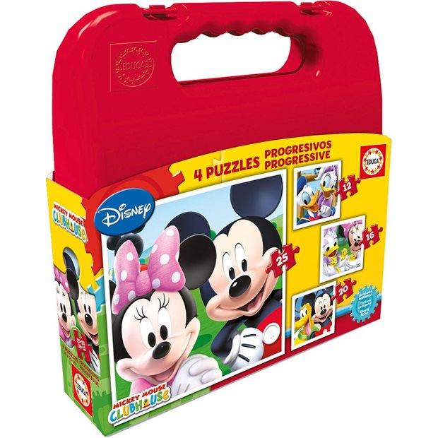 Παζλ 4x12/16/20/25pcs Mickey Mouse Club House - 16505